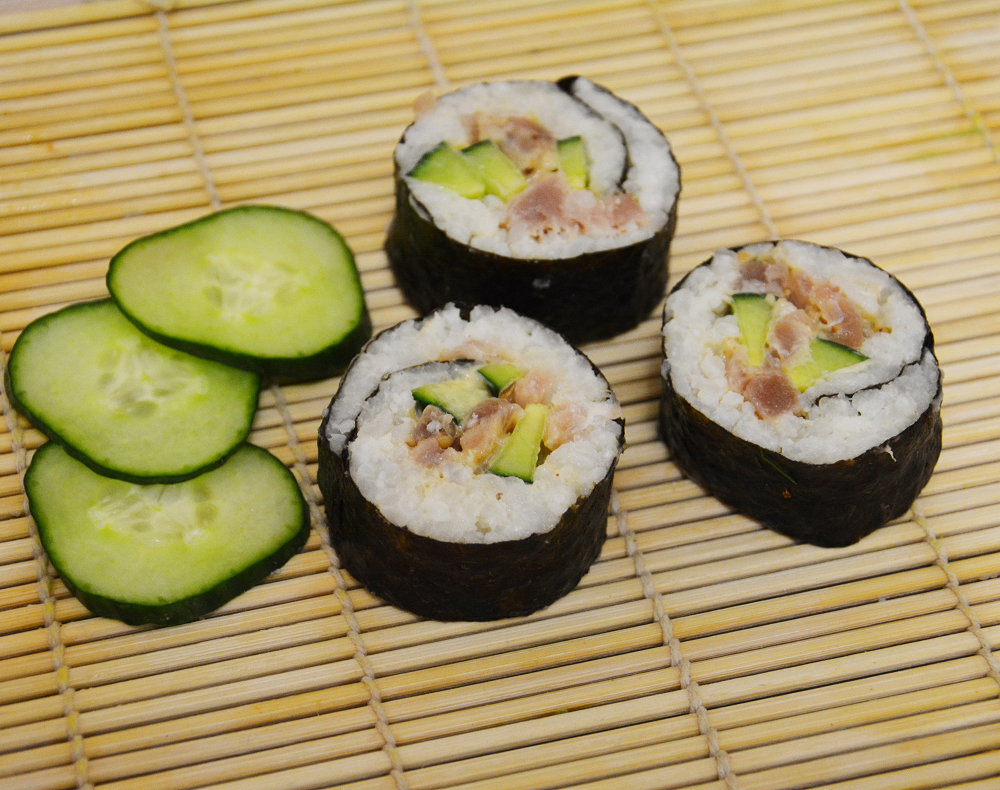 Scharfe Thunfisch-Sushi – Die Gemüsekiste