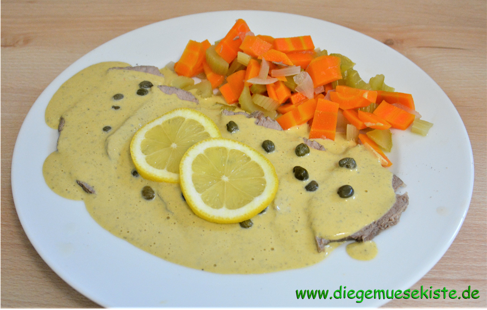 Vitello tonnato (Kalbfleisch mit Thunfischsauce) – Die Gemüsekiste