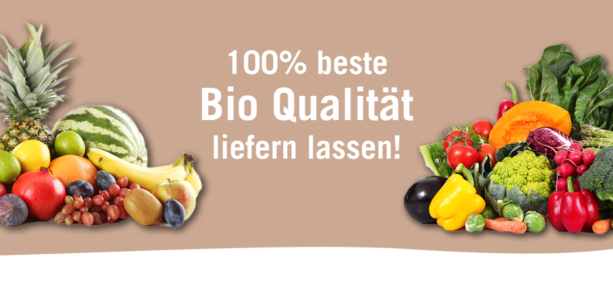 Auswahl an Bioprodukten