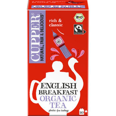 Produktfoto zu Cupper English Breakfast Tea im Teebeutel