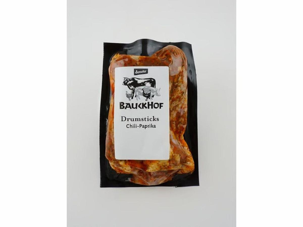 Produktfoto zu Hähnchen-Drumsticks Chili_Paprika, 4 Stück