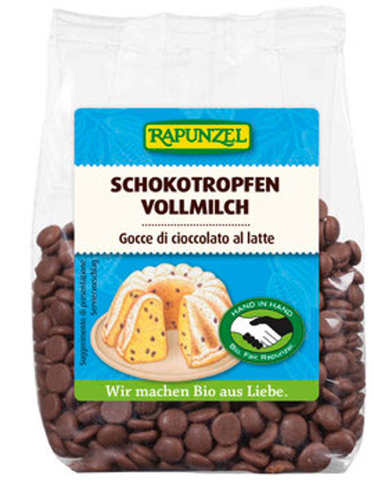 Schokotropfen, Vollmilch