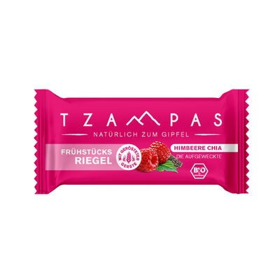 Produktfoto zu Tzampas Frühstücksriegel Himbeere
