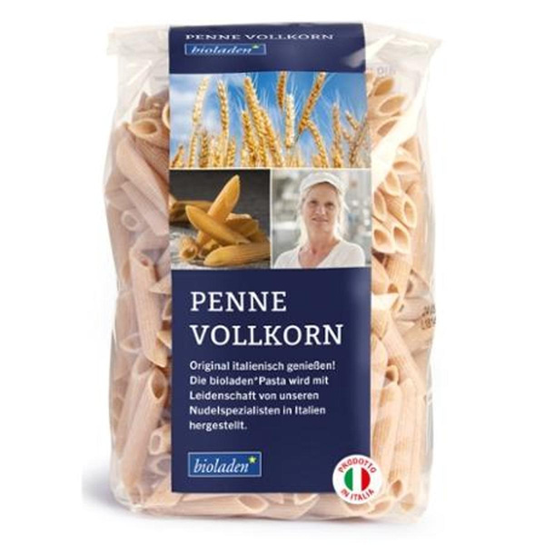 Produktfoto zu b* Penne, Vollkorn (12 x 500g)