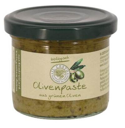 Produktfoto zu Olivenpaste grün