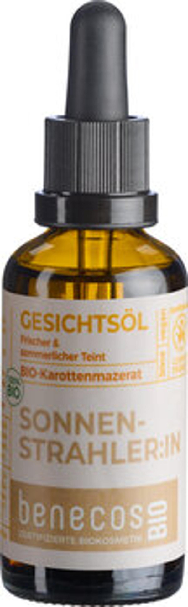 Produktfoto zu Gesichtsöl Karottenmazerat SONNENSTRAHLER:IN