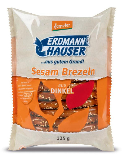 Produktfoto zu Dinkel-Sesam-Brezeln,groß