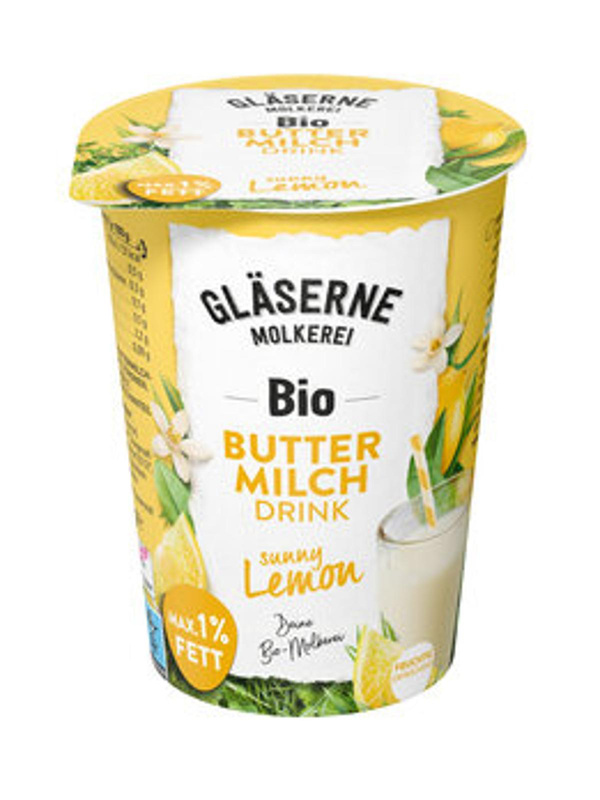 Produktfoto zu Buttermilchdrink Zitrone