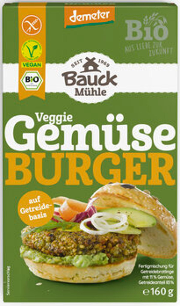 Produktfoto zu Gemüse Burger Mischung