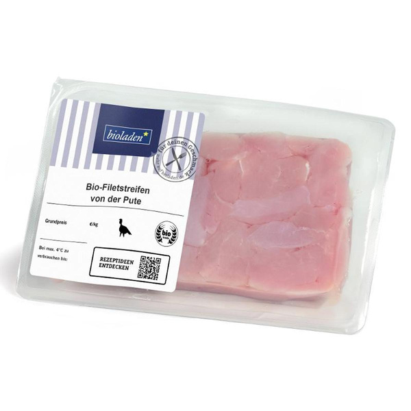 Produktfoto zu Putenfiletstreifen, ca. 400g