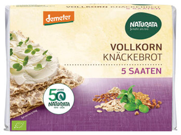 Produktfoto zu Vollkorn Knäckebrot 5 Saaten