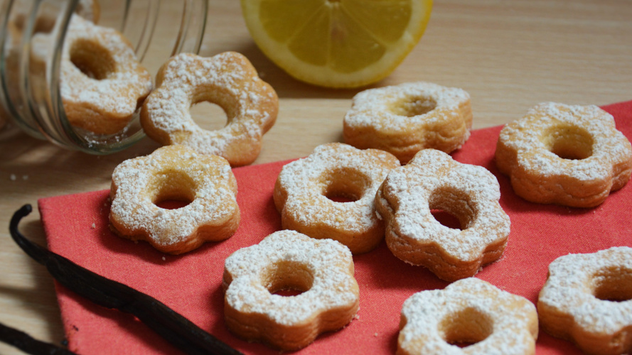 Rezeptbild für Canestrelli - Italienisches Mürbeteiggebäck