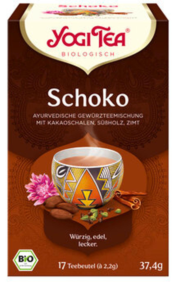 Produktfoto zu Yogi Tea® Schoko im Teebeutel