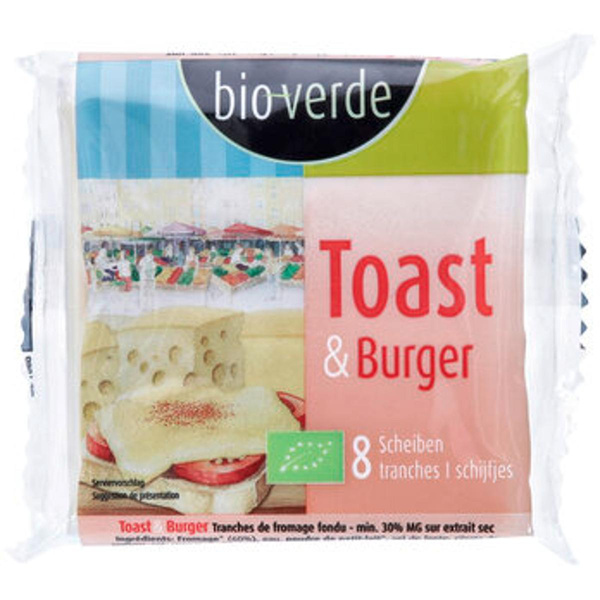Produktfoto zu Toast & Burger Schmelzkäse-Scheiben, 8 Stück