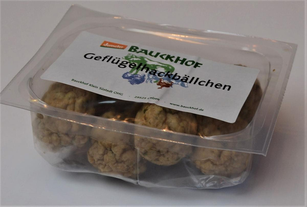 Produktfoto zu Geflügel-Hackbällchen