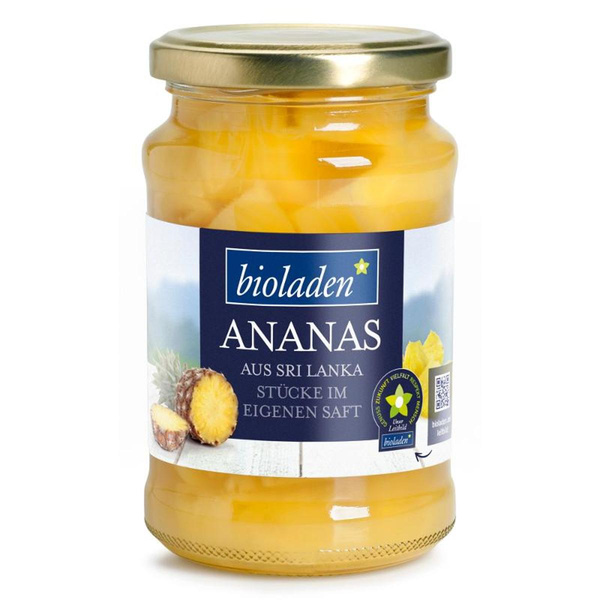 Produktfoto zu b* Ananasstücke im eigenen Saft