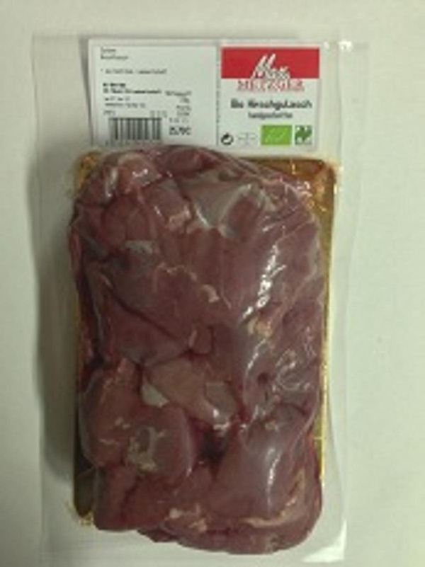 Produktfoto zu Hirschgulasch, ca. 750g