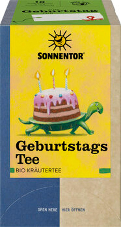 Produktfoto zu Geburstagstee im Teebeutel