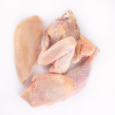 Produktfoto zu Hähnchen zerlegt - kleines Paket (ca. 0,95 Kilo)