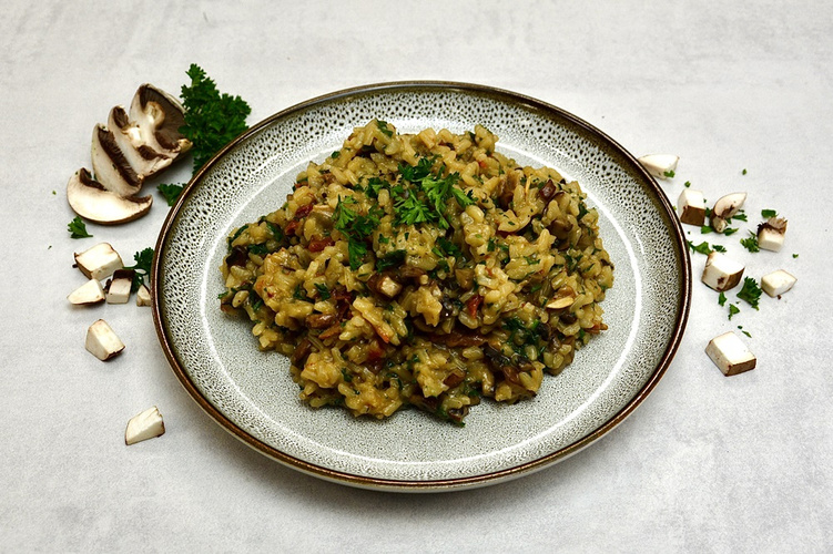 Rezeptbild für Schnelles Pilz-Risotto