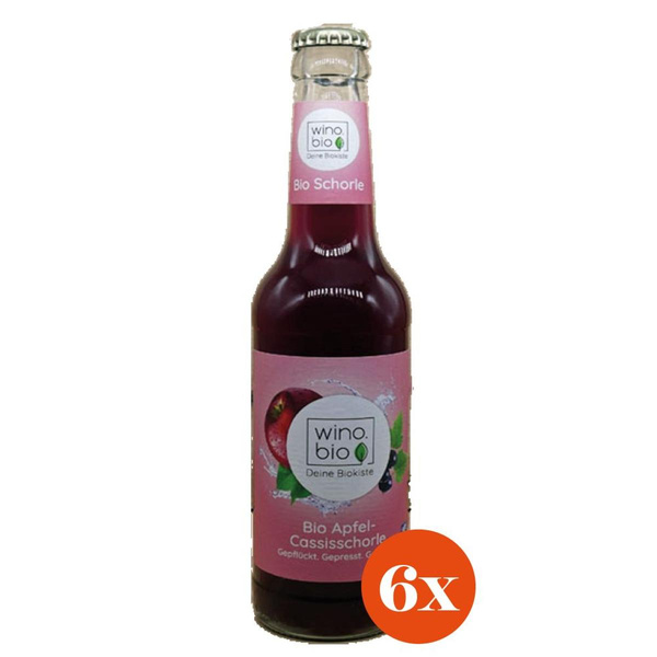 Produktfoto zu Sixpack Apfel-Cassis-Schorle