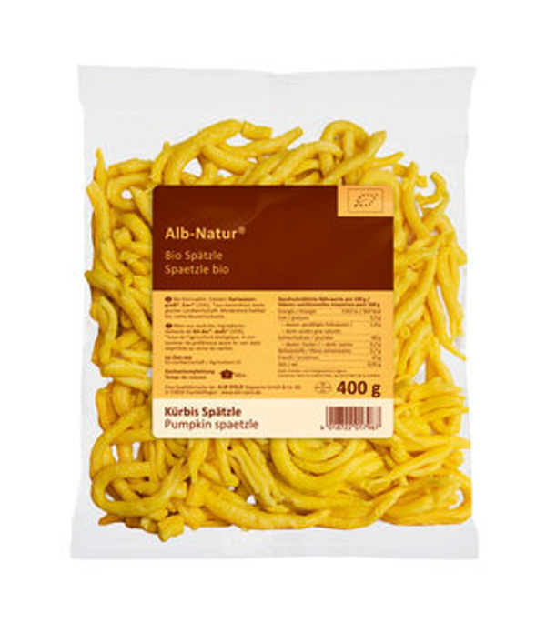Produktfoto zu Frische Kürbis Spätzle