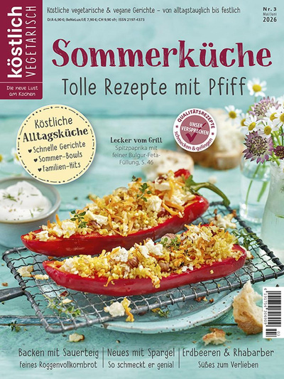 Produktfoto zu Köstlich vegetarisch Mai - Juni