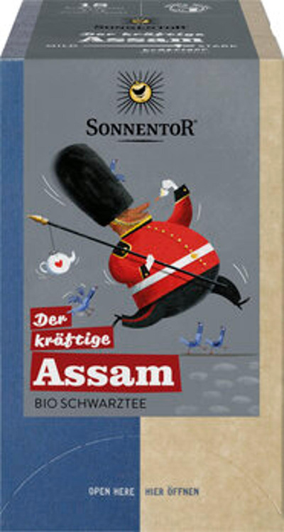 Produktfoto zu Der kräftige Assam Tee im Teebeutel