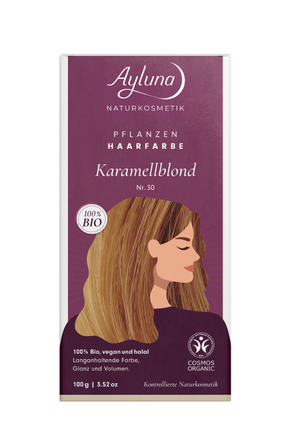 Produktfoto zu Pflanzenhaarfarbe Karamellblond