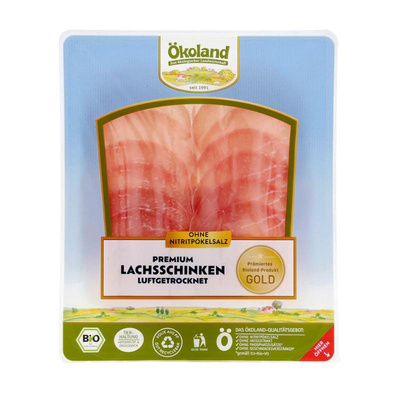 Produktfoto zu Lachsschinken luftgetrocknet