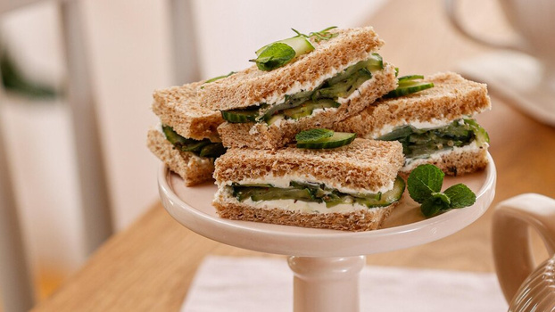 Rezeptbild für Gurken Sandwiches