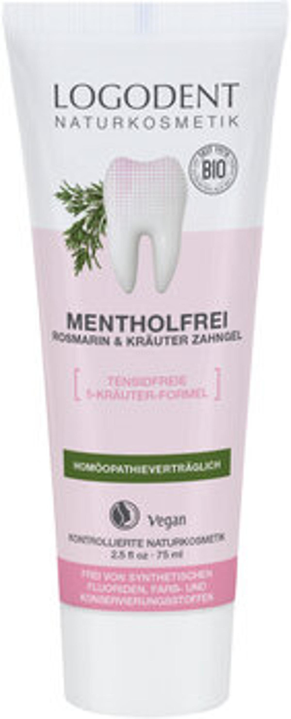 Produktfoto zu Mentholfrei Rosmarin & Kräuter Zahngel