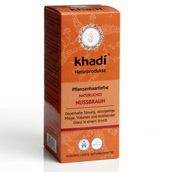 Produktfoto zu Pflanzenhaarfarbe Nussbraun