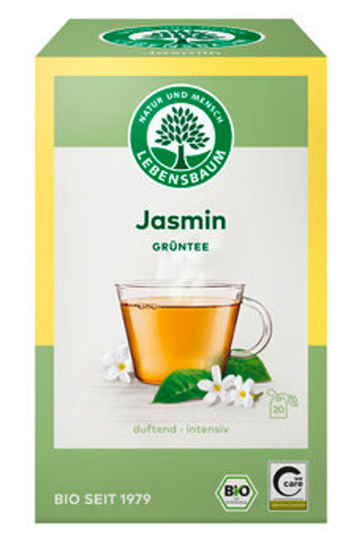 Produktfoto zu Jasmin Grüntee im Teebeutel