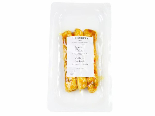 Produktfoto zu Geflügelhackrolle Curry