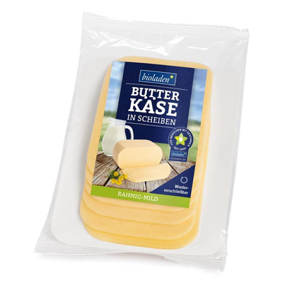 Produktfoto zu b* Butterkäse in Scheiben, 150g
