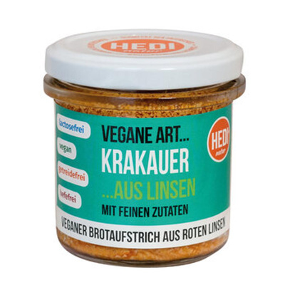 Produktfoto zu Vegane Art Krakauer aus roten Linsen