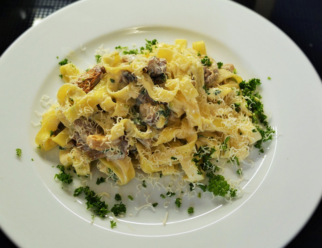 Rezeptbild für Tagliatelle mit Austernpilzen