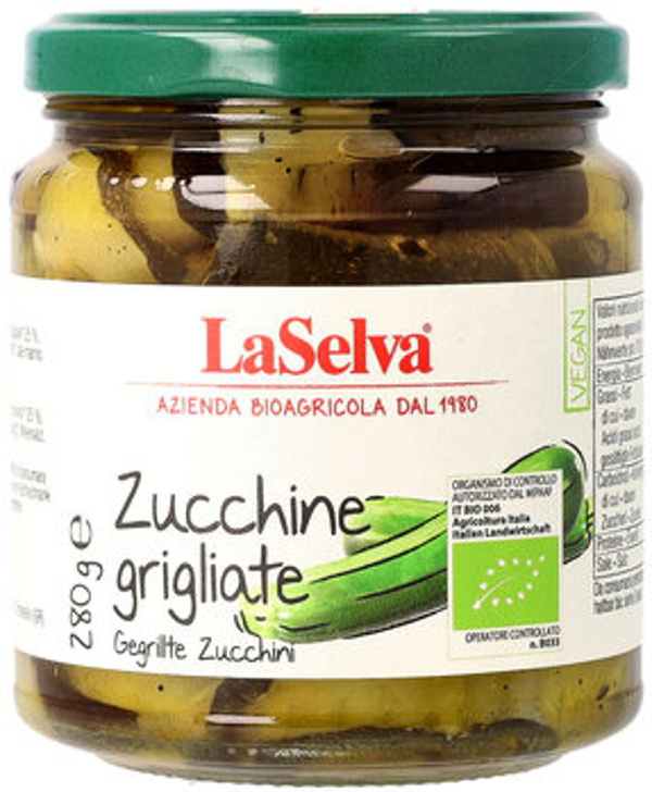 Produktfoto zu Gegrillte Zucchini in Öl