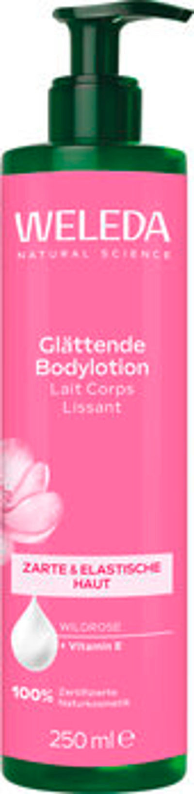 Produktfoto zu WELEDA Glättende Body Lotion Wildrose