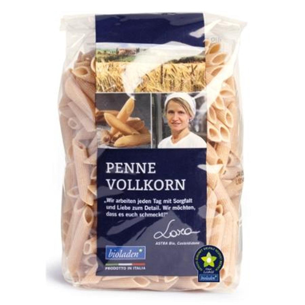 Produktfoto zu b* Penne, Vollkorn (12 x 500g)