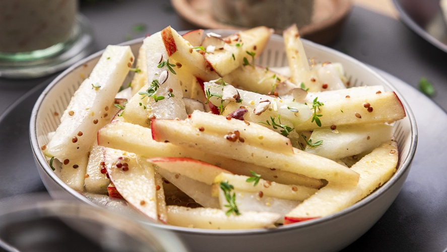 Rezeptbild für Kohlrabi-Apfel-Salat