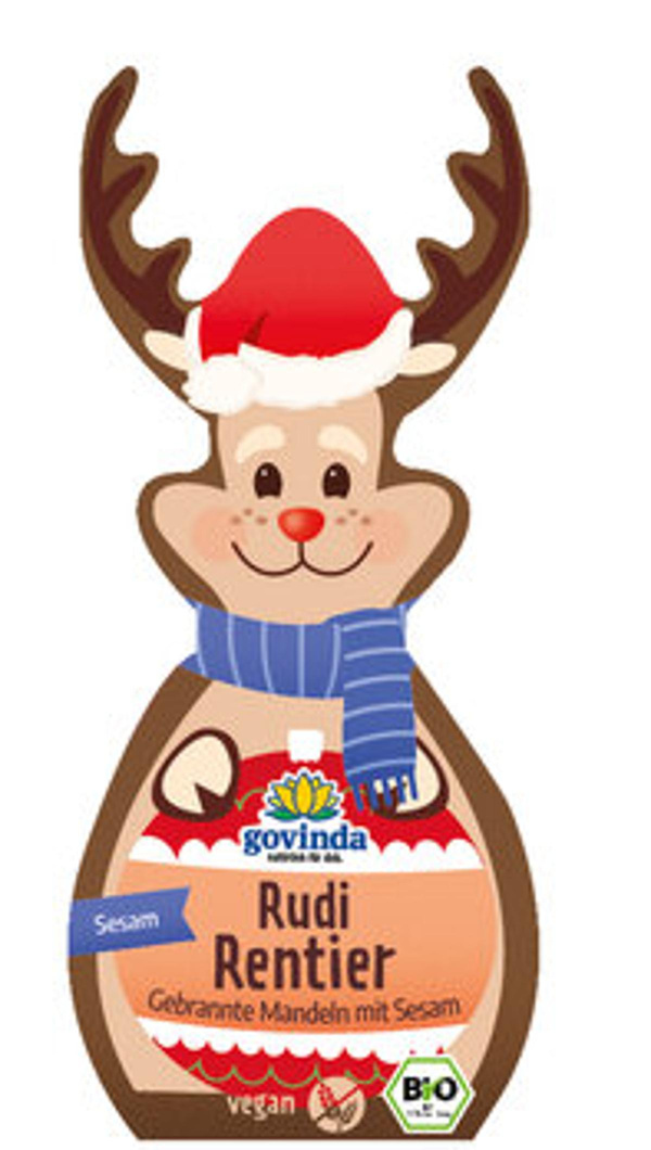 Produktfoto zu Rudi Rentier Gebrannte Mandeln