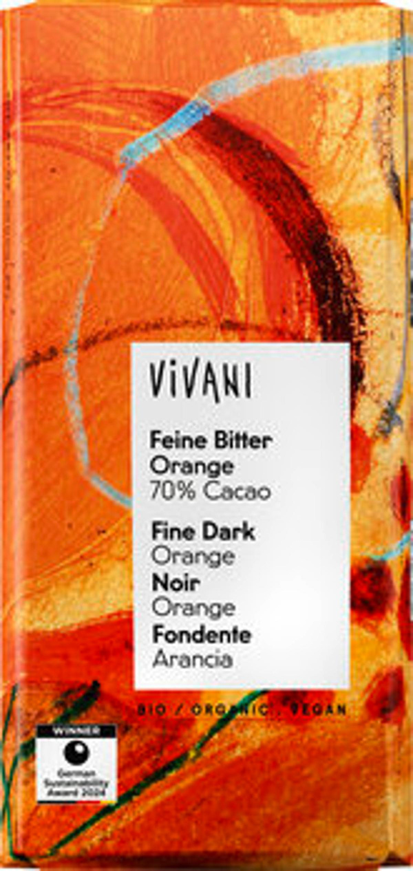 Produktfoto zu Feine Bitter Orange Schokolade