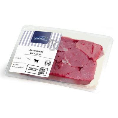 Produktfoto zu b* Gulasch vom Rind, ca. 400g