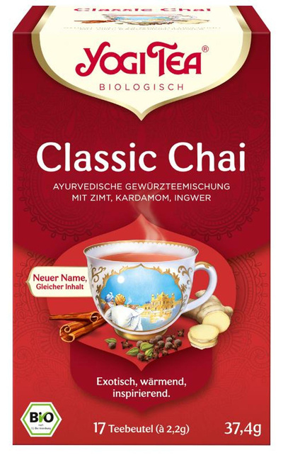 Produktfoto zu Yogi Tea® Classic Chai im Teebeutel