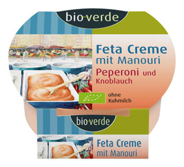 Produktfoto zu Feta Creme Knoblauch -Peperoni