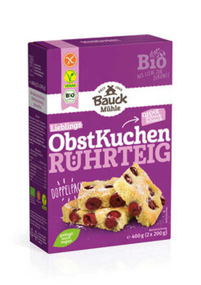 Produktfoto zu Backmischung Obstkuchenteig