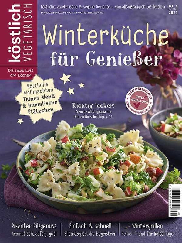 Produktfoto zu Köstlich vegetarisch November-Dezember