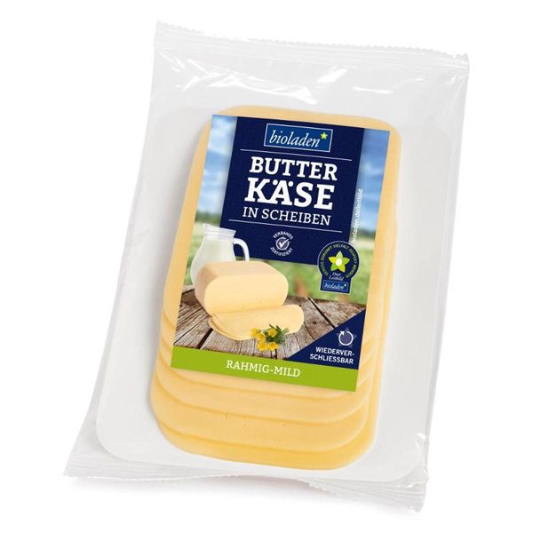 Produktfoto zu b* Butterkäse in Scheiben, 150g